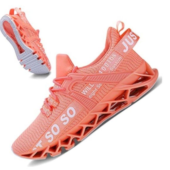 Womens Non Slip Running Shoes Athletic Sneakers - Picture 2 of 6